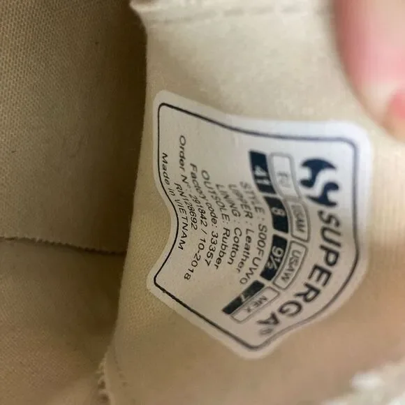 SUPERGA shoes | suede dove grey | size 8 | gym shoe - Picture 14 of 14